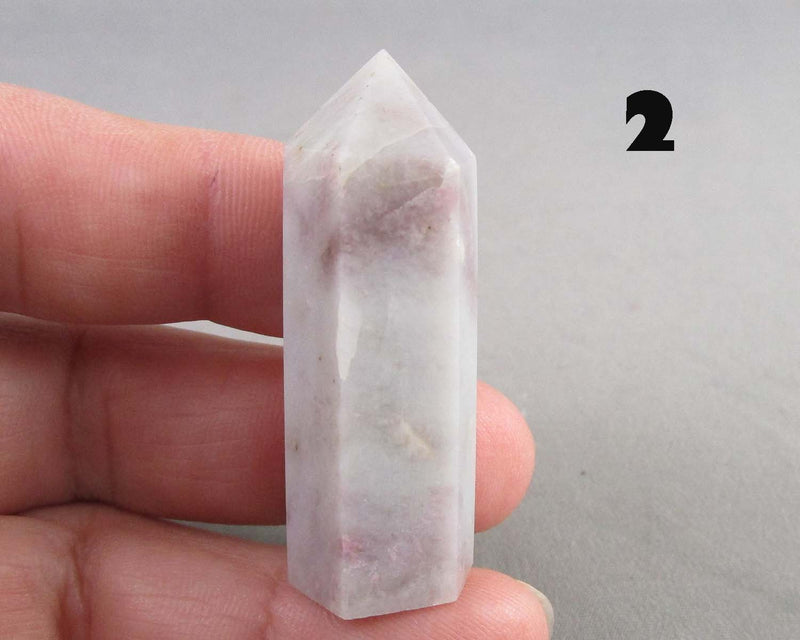 You Choose!  Pink Tourmaline in Quartz Standing Point