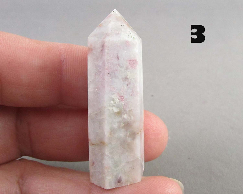 You Choose!  Pink Tourmaline in Quartz Standing Point