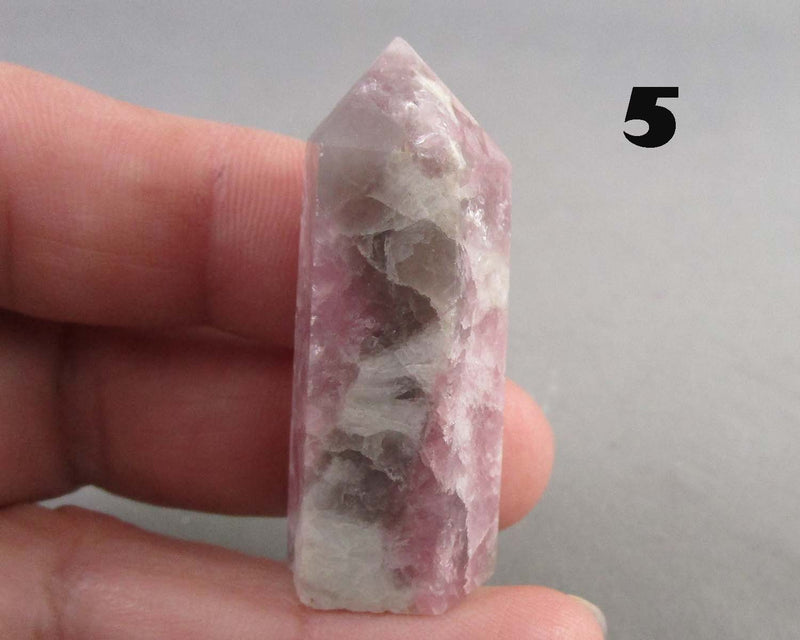 You Choose!  Pink Tourmaline in Quartz Standing Point