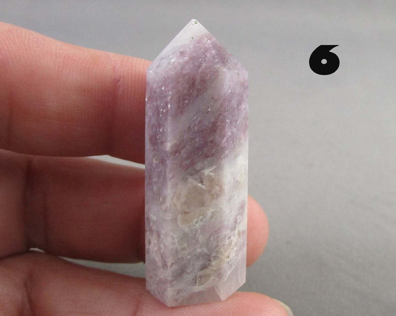 You Choose!  Pink Tourmaline in Quartz Standing Point