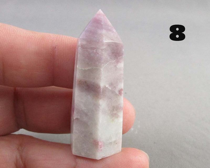 You Choose!  Pink Tourmaline in Quartz Standing Point