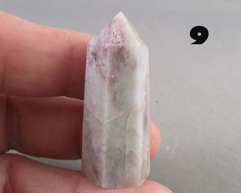 You Choose!  Pink Tourmaline in Quartz Standing Point