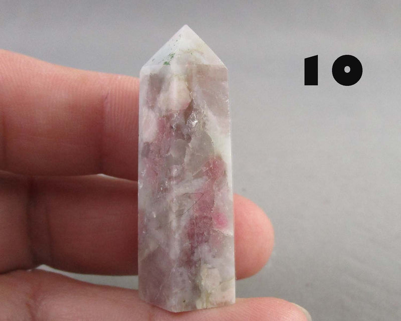 You Choose!  Pink Tourmaline in Quartz Standing Point