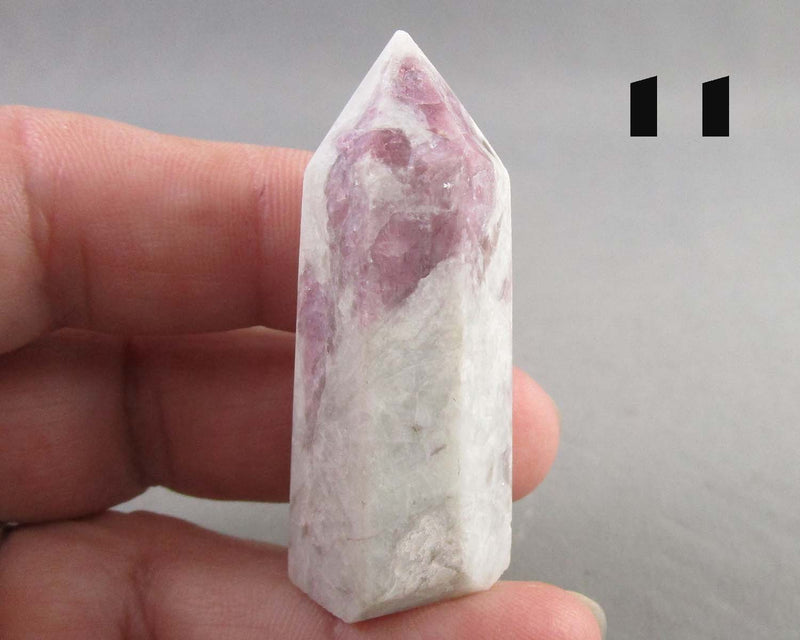 You Choose!  Pink Tourmaline in Quartz Standing Point