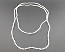 Blue Lace Agate Gemstone Necklace (Vintage) H025-16