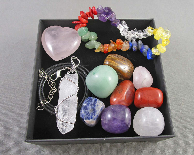 Chakra Crystal Boxed Gift Set H084