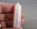Rose Aura Quartz Gemstone Tower B049-4