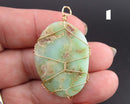 You Choose!  Chrysoprase Gemstone Pendant