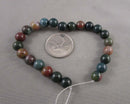 Indian Bloodstone Beads Round (Various Sizes)
