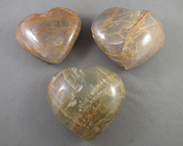 You Choose!  Large Black Moonstone Stone Heart