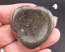 You Choose!  Gemstone Heart Worry Stones 40mm