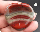 You Choose!  Gemstone Heart Worry Stones 40mm