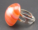 Agate Gemstone Ring Size 7.5 (Vintage) H001-11