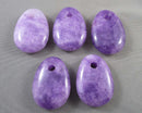 Lepidolite Pendant Bead 35x25mm 1pc C654