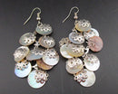 Shell Gemstone Earrings H001-13
