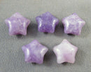 Lepidolite Star Beads 10mm 5pc C117