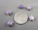Lepidolite Star Beads 10mm 5pc C117