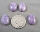 Lepidolite Cabochon 4pcs 18x13mm C201