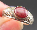 Ruby Gemstone Ring 925 Sterling Silver Size 7 (Vintage) H001-18