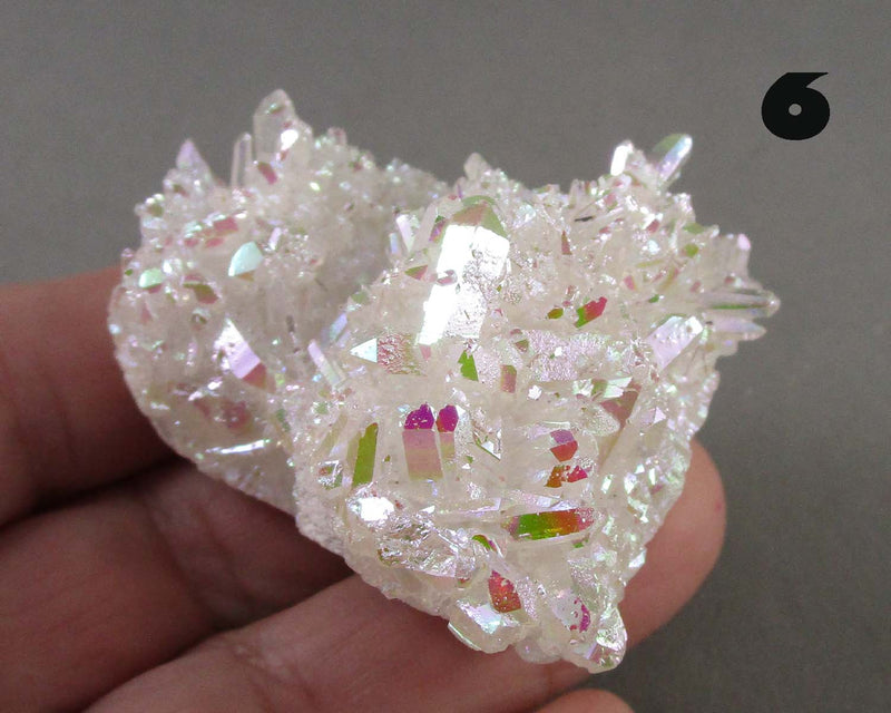 You Choose!  Angel Aura Quartz Crystal Cluster