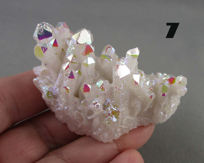 You Choose!  Angel Aura Quartz Crystal Cluster