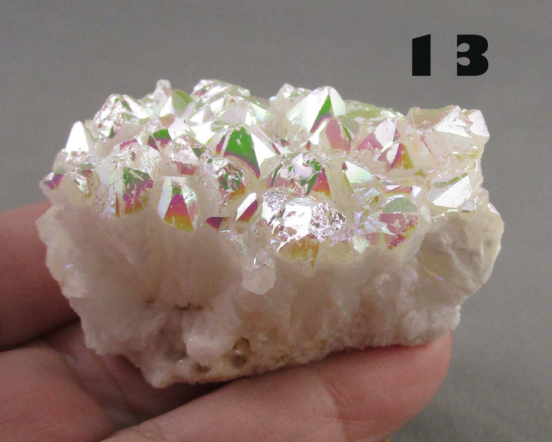 You Choose!  Angel Aura Quartz Crystal Cluster