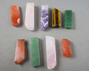 Mixed Gemstone Side Drilled Beads 4pc C670