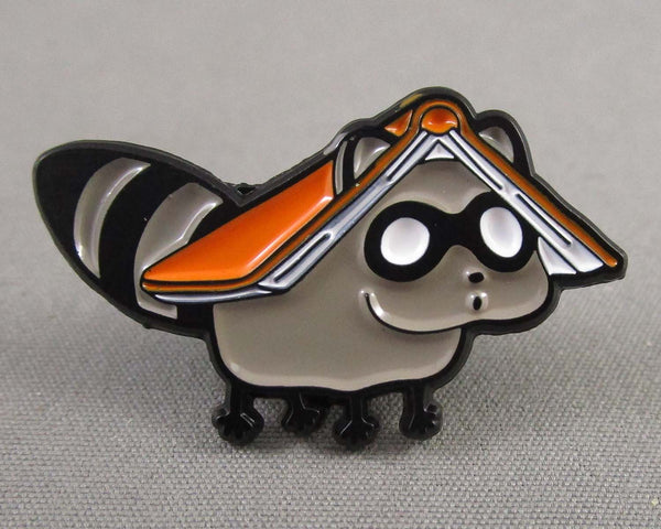 Book Racoon Enamel Pin 1pc (BIN 130)