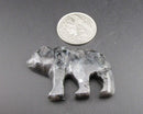 Larvikite Gemstone Bear 1pc Z075