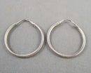 925 Sterling Silver Hoop Earrings H088-12