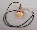 Citrine Gemstone Pendant Necklace Z071