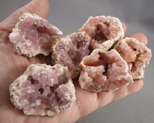 Pink Amethyst Crystal Cluster 1pc H099