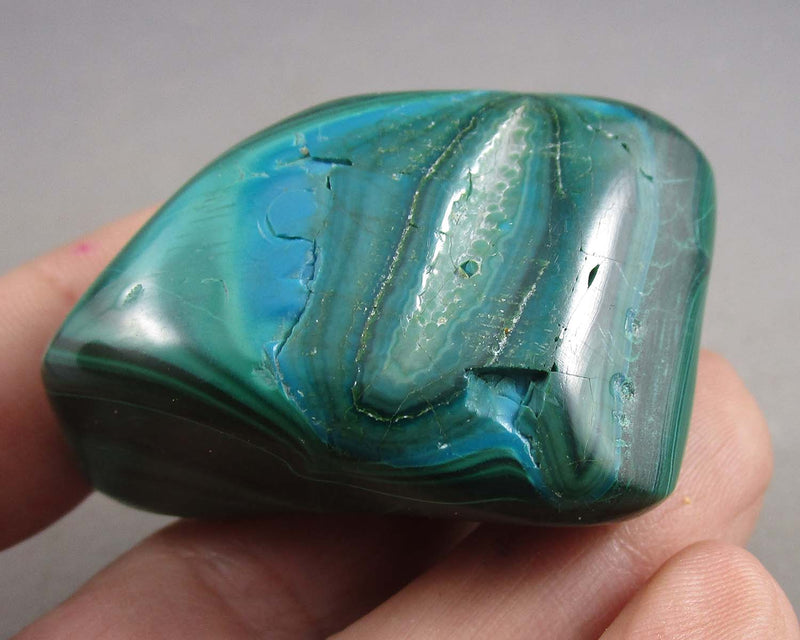 Malachite Polished Stone 1pc B021-3