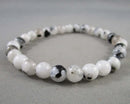 Rainbow Moonstone Gemstone Bracelet 1pc (C671)