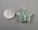 Aventurine Star Gemstone Pendant Z105