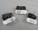 Quartz & Black Tourmaline Gemstone Pendant Z113