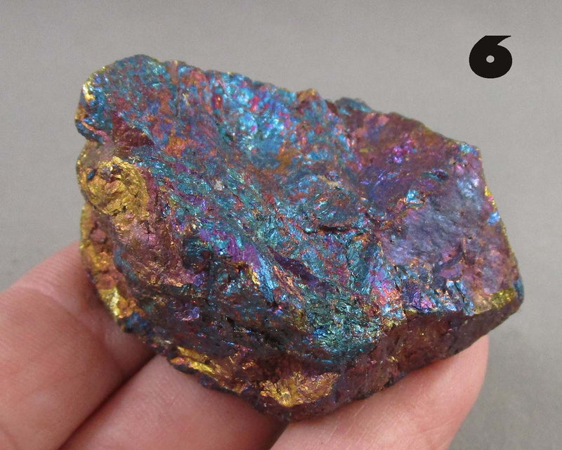 You Choose! Rainbow Peacock Ore 1pc