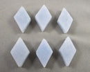 Angelite Diamond Shape Beads 2pc C142