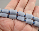 Angelite Column Beads 12x8mm C123