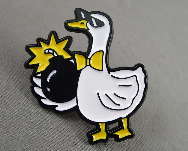 Da Bomb Duck Enamel Pin 1pc (BIN 135)