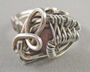 Red Tiger Eye Gemstone Ring Size 6.5 (Vintage) H110-14