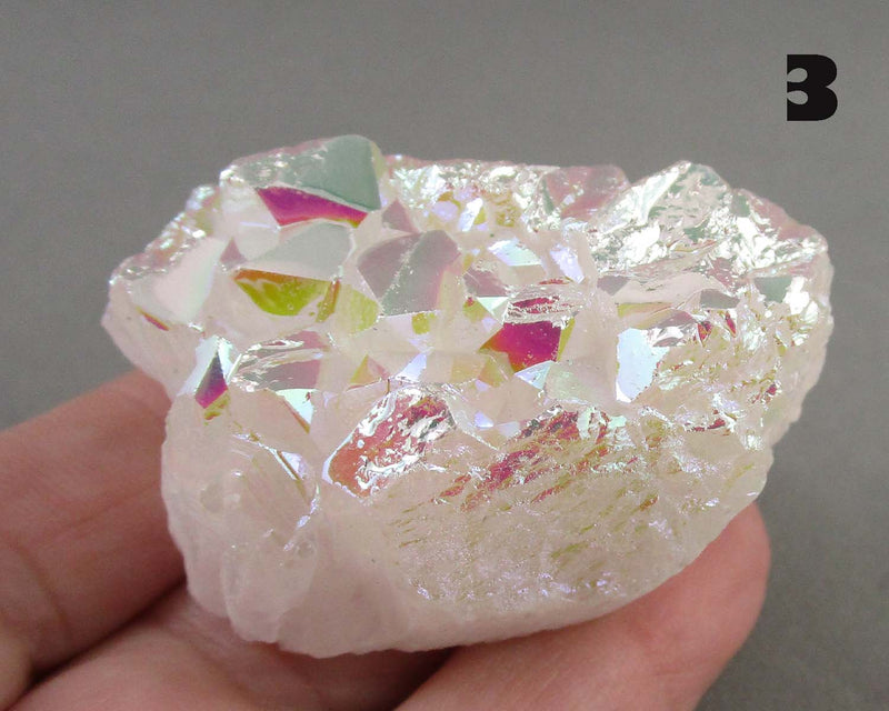 You Choose!  Angel Aura Quartz Crystal Cluster