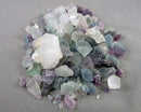 Rainbow Fluorite Raw Crystal Chips 100g H111-18