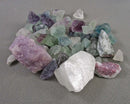 Rainbow Fluorite Raw Crystal Chips 100g H111-19