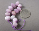 Pink Kunzite Faceted Nugget Beads C667