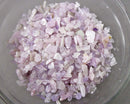Pink Kunzite Crystal Chips (Undrilled) 100 grams G072-1