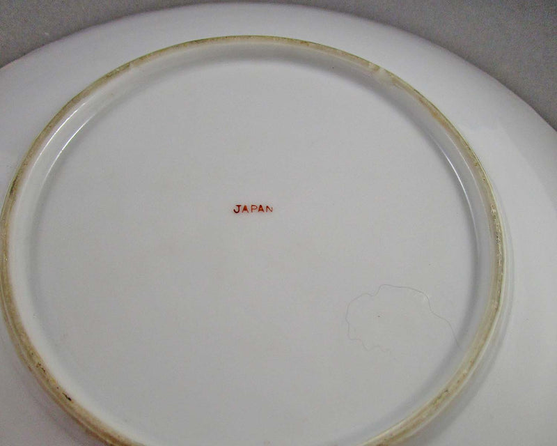 Vintage Japanese Porcelain 9" Plate 1pc
