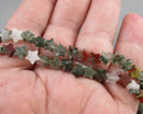 Bloodstone Star Beads 6mm C472
