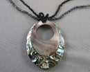 Abalone Pendant Necklace H113-5