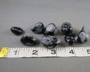 Snowflake Obsidian Polished Stones 5pcs J181**